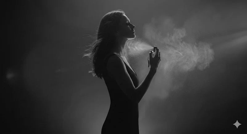a-girl-spraying-perfume